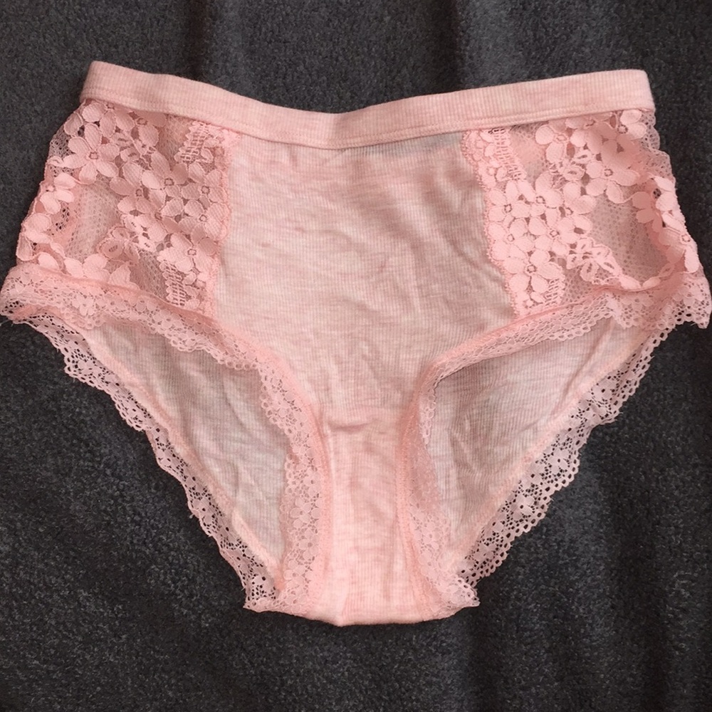 Baby Pink High Waisted Brief Underwear